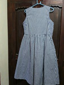 Gingham Button-Down Dress