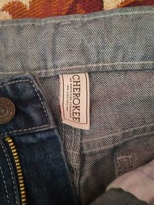 Blue light fade jeans shorts