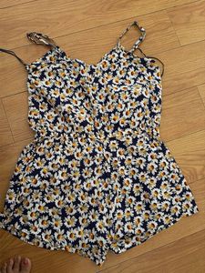 Daisy Print Romper