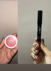 Plum Lipstick & Insight Cosmetics Blush