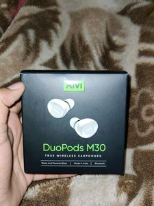 NEW MIVI M30 EARBUDS ( WITH TAG AND FLIPKART INVOICE)