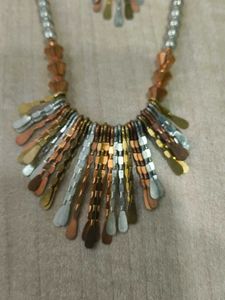 Multi-Tone Metal Necklace