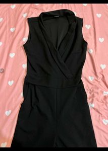 Sleeveless Black Jumpsuit