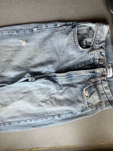 Ripped Light Wash Jeans