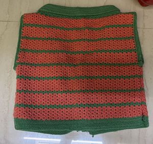 Korean Style Crochet Vest