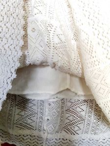 Lace Off-white Skirt