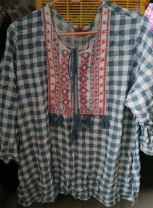Embroidered Ethnic Top