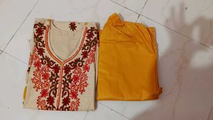 kasmiri pure cotton kurta set with dupatta