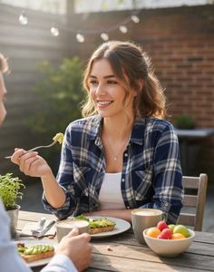 👕 DNMX Navy Blue & White Plaid Shirt