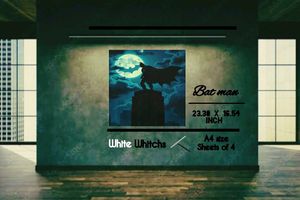 batman Leveling Anime Wall Poster