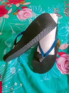 Blue Glitter Flip Flops 2color Available