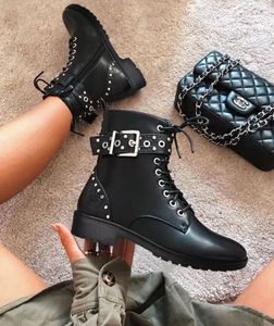 SALE!!! BLACK STUDDED BUCKLE BOOTS FOR SALE