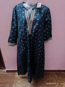 New unused xxl elephant  Teal Printed Kurta