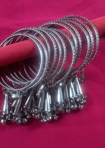 Black Metal Bangles 12 Piece Set
