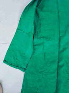Green Embroidered Kurti