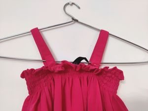 Pink Off Shoulder Top