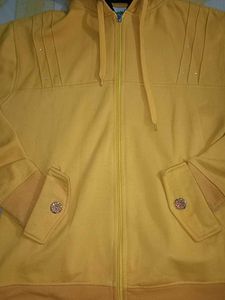 Yellow Zip-Up Hoodie