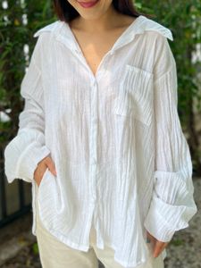 H&amp;M Oversized White Shirt