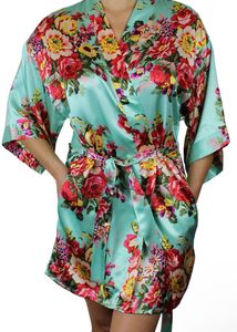 Floral Print Robe