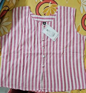 Striped Sleeveless Top