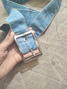 Vest / Overcoat Blue Denim