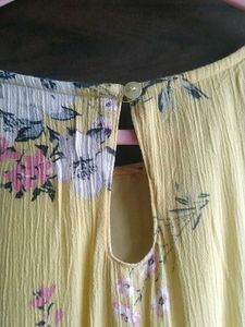 Yellow Floral Dress