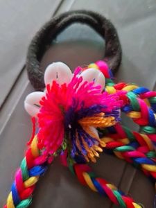 Colorful Braided Hair Tie