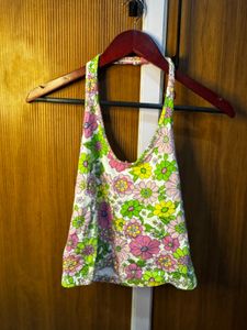 Multi Colour halter neck top