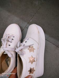 White Shoes Size 22cm