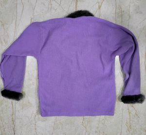 Woolen Sweater Jacket.