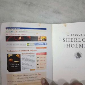 The Execution Of Sherlock Holmes Fiction Book