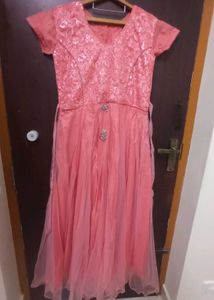 Lovely pink Ethnic Gown