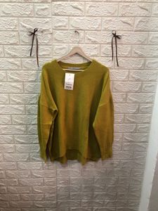 Fusion Max Yellow Knit Sweater