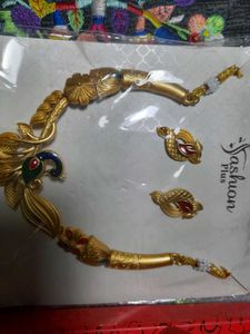 Gorgeous Peacock Jewellery Set,Necklace &amp; Earring