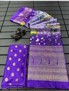 Stiched Blouse With saree One Time Used