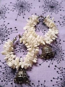 Floral Jhumka Earrings