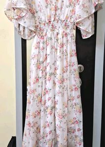 Floral Coquette Maxi Dress