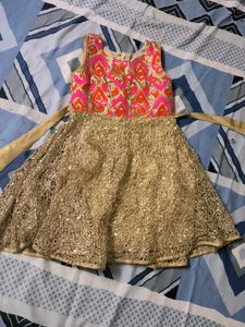 4 To 5 Year Baby Girls Fancy Frock
