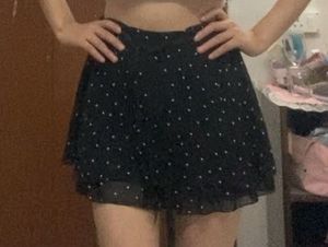 Polka Dot Mini Skirt