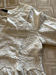 Woman’s Western Wear Cotton Schiffley Summer Top