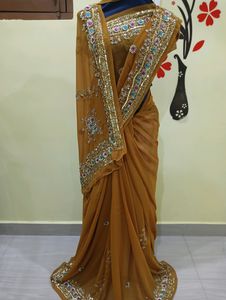 New Heavy Stone Work Saree