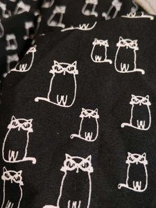Cute Cat Print Dress