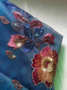 Sale Elegant Blue Saree