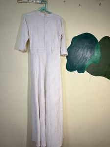 Glittery White Gown