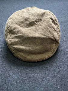 Massino Dutti Flat Codroi Leather Strap Cap