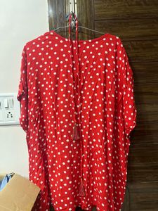 Red Kaftan Top