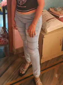 Light Wash Skinny Jeans