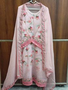 Pakistani Rhinestone Printed Stitched Suit