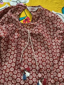 Biba Floral Print Kurti Top