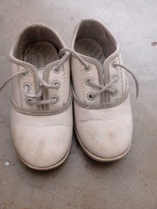 Kids School White Shoes